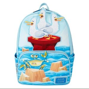 Loungefly Pixar Seagull and Crab Kids Backpack